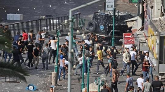 "حشد": ندين جريمة مقتل فلسطيني برصاص أمن السلطة خلال احتجاجات في نابلس