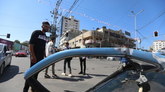 المرور بغزة: وفاة و4 إصابات بـ 7 حوادث سير