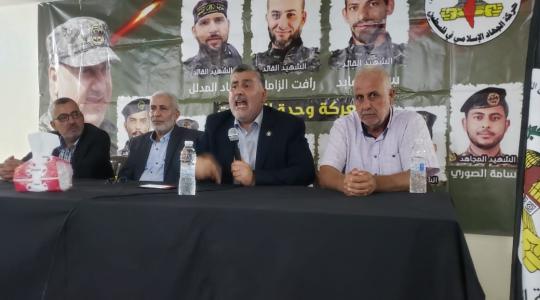 مسؤول ملف اللاجئين في حركة الجهاد الاسلامي القيادي أحمد المدلل