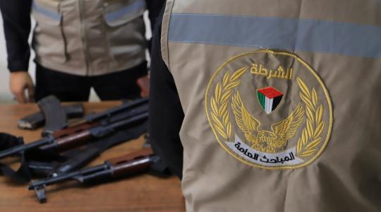 غزة: المباحث تُوقف مُطلقاً للنـار خلال شجار عائلي وتُصادر السلاح