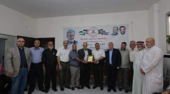 الجهاد بغزة تستقبل وفدا من حركة حماس مهنئا بذكرى الانطلاقة الخامسة والثلاثون