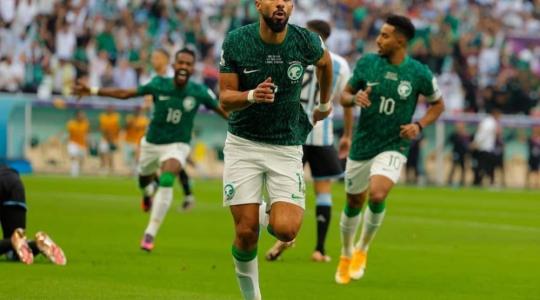 السعودية تحقق انتصاراً تاريخياً على الأرجنتين بهدفين لهدف