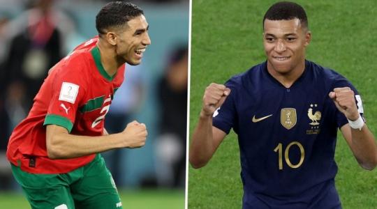 موعد مباراة المغرب وفرنسا في نصف نهائي مونديال قطر 2022