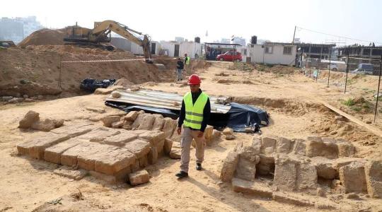اكتشاف مقبر رومانية شمال غزة اليوم 2022