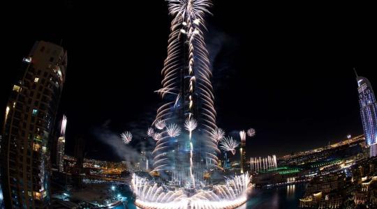 بث مباشر حفل برج خليفة في دبي براس السنة الميلادية الجديد 2023 الآن