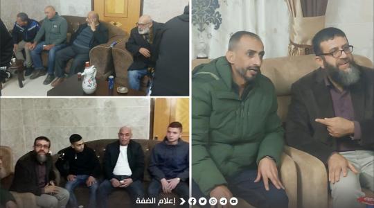 الجهاد تهنئ الأسيرين بلاونة وأبو العز بحريتهما في طولكرم
