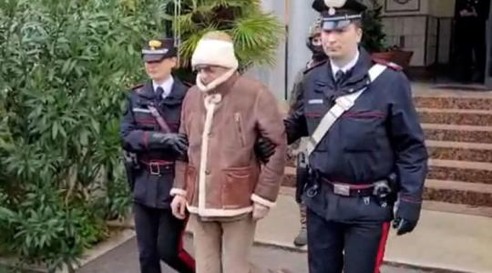 فيديو لحظة اعتقال ماتيو ميسينا دينارو زعيم المافيا الإيطالية