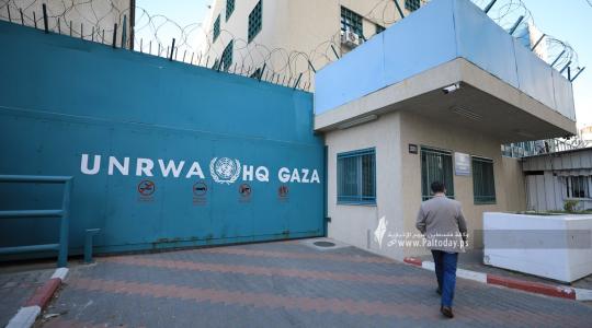 اضراب الأونروا في غزة احتجاجا على عدم تلبية مطالب الموظفين (6).JPG