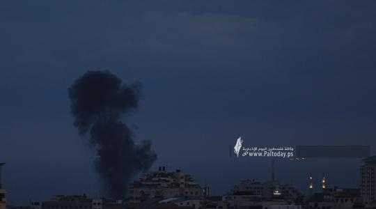 طائرات الاحتلال تستهدف موقعاً للمقاومة وسط قطاع غزة