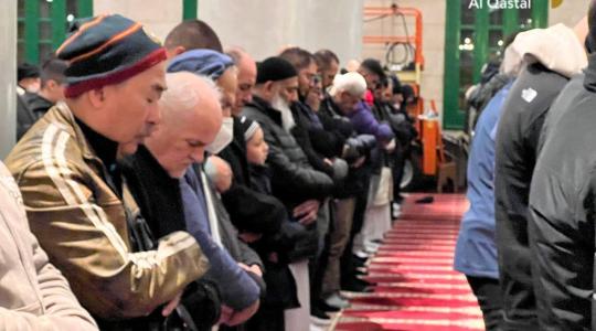 صلاة الفجر في الأقصى اليوم الجمعة 17-2-2023