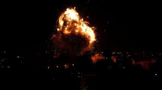 قصف صاروخي لقاعدتين أمريكيتين شرق سوريا.png