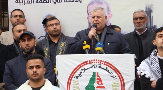القيادي خالد البطش رئيس دائرة العلاقات الوطنية بحركة الجهاد الإسلامي