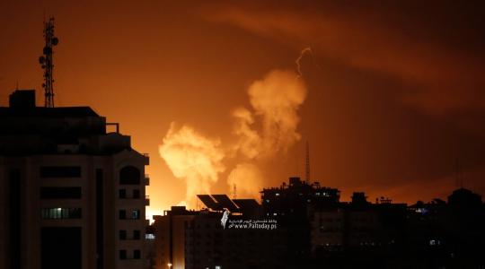 قصف على قطاع غزة اليوم الجمعة 7-4-2023