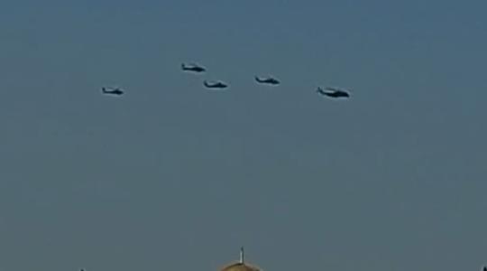 طائرات الاحتلال في سماء الأقصى.JPG