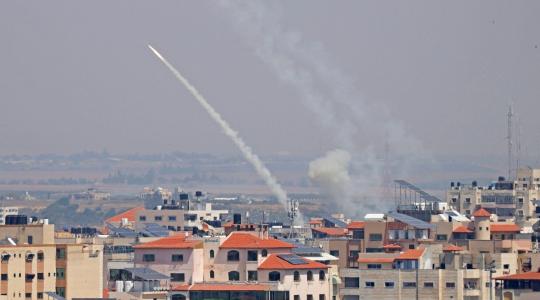 إطلاق صواريخ تجريبية من غزة