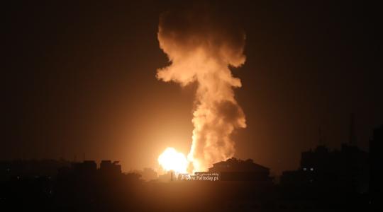 قصف على غزة اليوم الأربعاء 3-5-2023