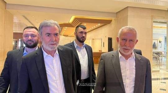 وفد حركة الجهاد الإسلامي برئاسة الأمين العام للحركة زياد النخالة ينهي لقاءاته مع المسؤولين المصريين  (2).jpeg