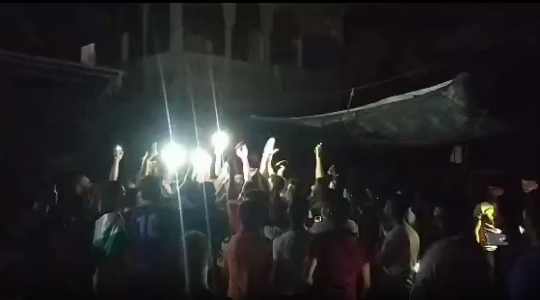 مسيرة في حلب احتفالاً بنصر جنين