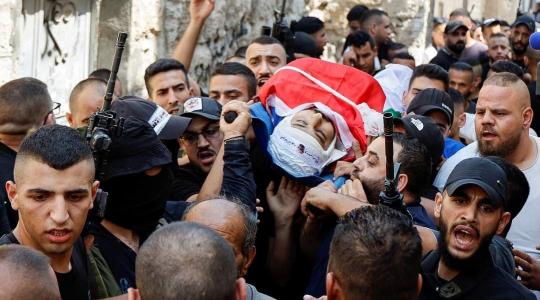 جماهير غفيرة تشيع الشهيد مصطفى الكستوني في جنين