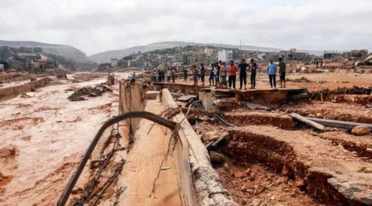 دمار واسع في ليبيا نتيجة إعصار دانيال