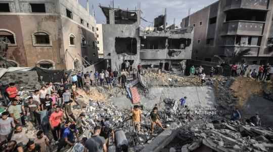 قصف البيوت المدنية بغزة