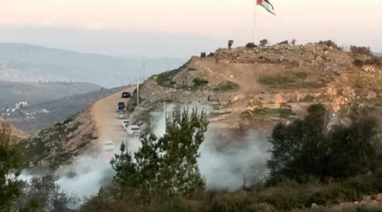 مواجهات في جبل العرمة في بلدة بيتا