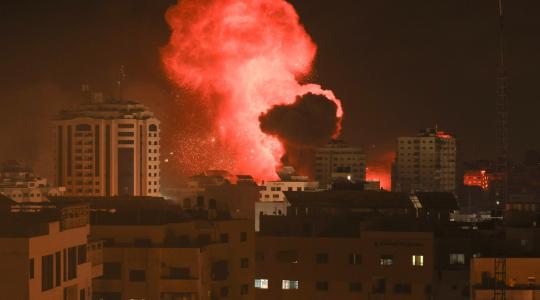 قصف اسرائيلي على غزة