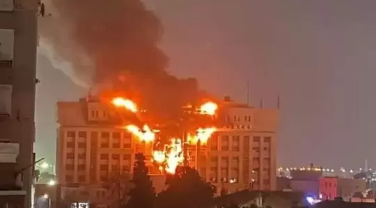 فيديو لحظة اندلاع حريق الإسماعيلية.. سبب حريق الاسماعيلية المصرية فيديو وصور