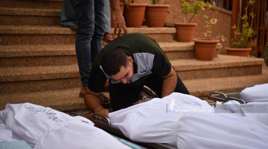 شهداء بمجرزة إٍسرائيلية على غزة