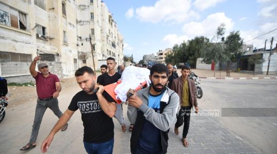 تشييع شهداء في غزة