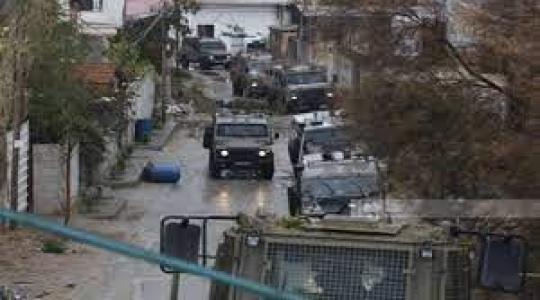 اقتحام قوات الاحتلال مدينة نابلس