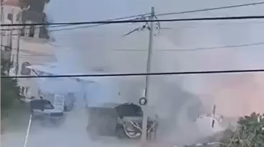 تفجير دبابة "اسرائيلية"