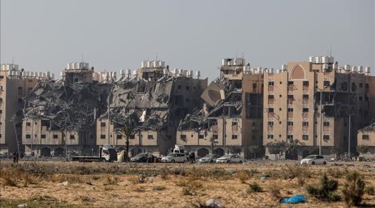 أبراج مدينة حمد المدمرة