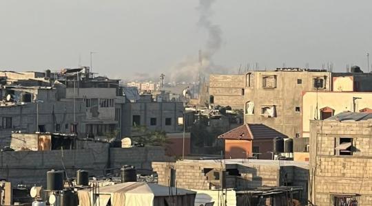 قصف في مدينة حمد بخانيونس