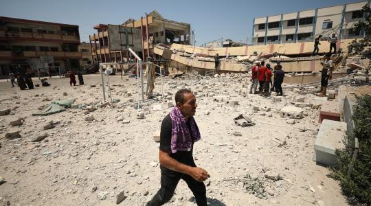 صور لمجزرة مدرسة مصطفى حافظ
