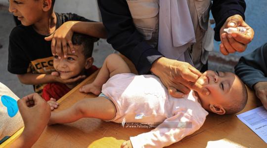 حملة التطيعم ضد شلل الأطفال