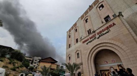 استهداف المستشفى الإندونيسي في شمال غزة