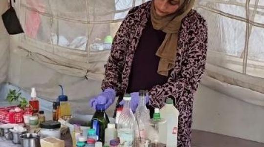 النازحة ليندا الشوبكي.JPG