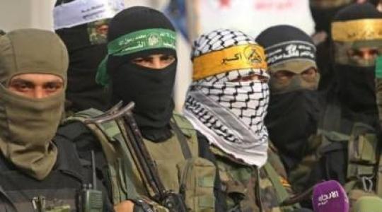 مقاومون فلسطينيون