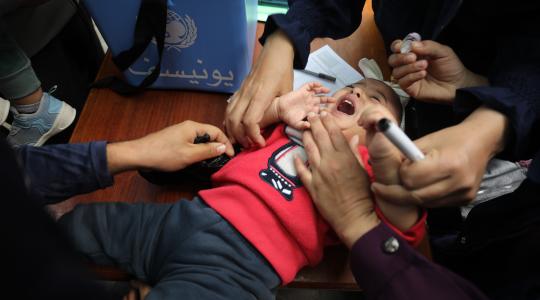 المرلحة الثانية من تطعيم ضد شلل الأطفال في غزة (3).JPG