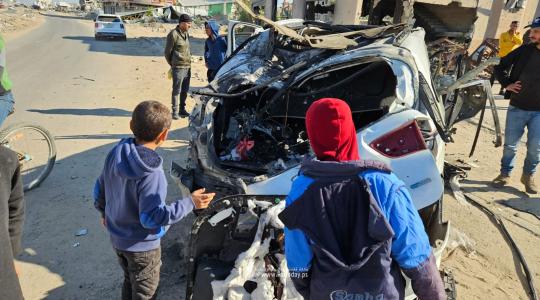 قصف مركبة