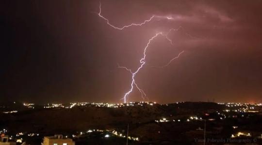 أمطار على فلسطين
