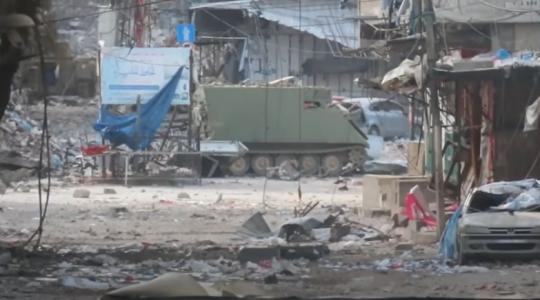 اقتحام روبوت "إسرائيلي" مفخخ في جباليا