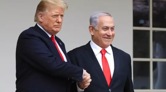 نتنياهو والرئيس دونالد ترامب