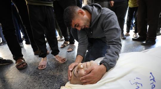 توديع شهداء في غزة