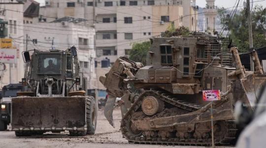 جرافات تقتحم مدينة جنين