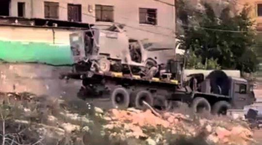 آلية معطبة للاحتلال