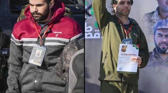 الأسيرين الإسرائيليين كالديرون وبيباس