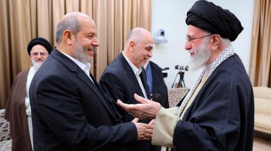 القائد خامنئي يلتقي برئيس وأعضاء قيادة حماس