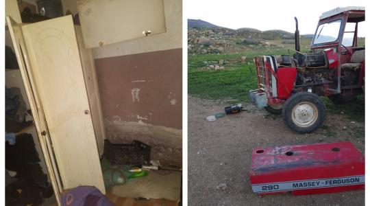 الاعتداء على منازل المواطنين في الأغوار
